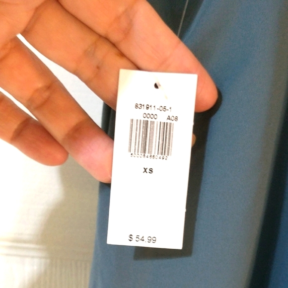 Old Navy Blue Gray Scoop Neck 1 piece, Retro Swimsuit Size XS Final Price Drop - Picture 5 of 7